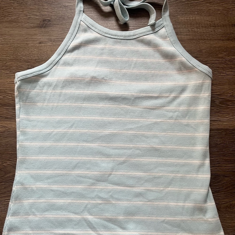 Striped Halter Top